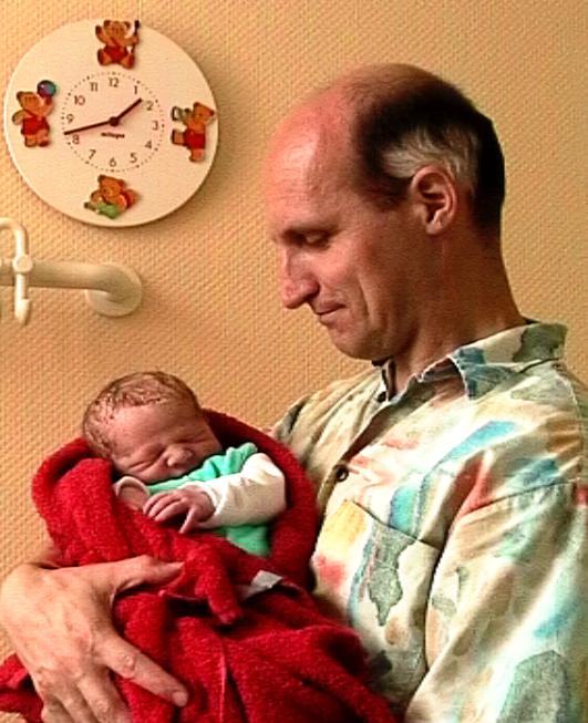 Raimund mit Daniel am 25.6.2001